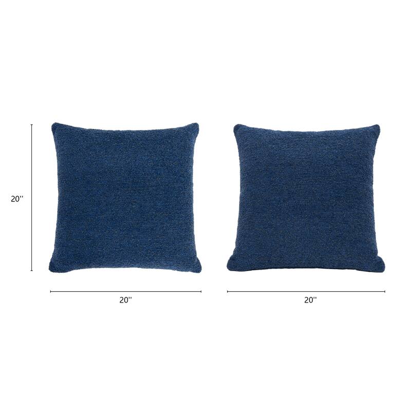 Astrid 20" Square Accent Throw Pillow with Feather Down Insert