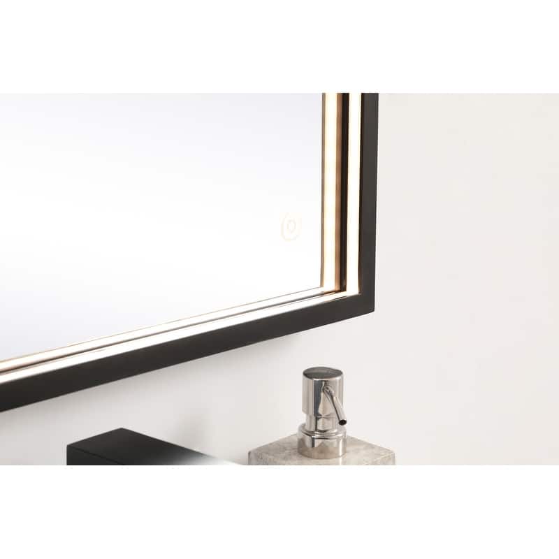 Indigo Home 20x36 inch LED mirror with adjustable color temperature