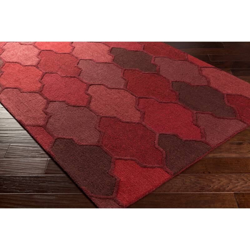 Hand-Tufted Ryde Moroccan Trellis Wool Rug