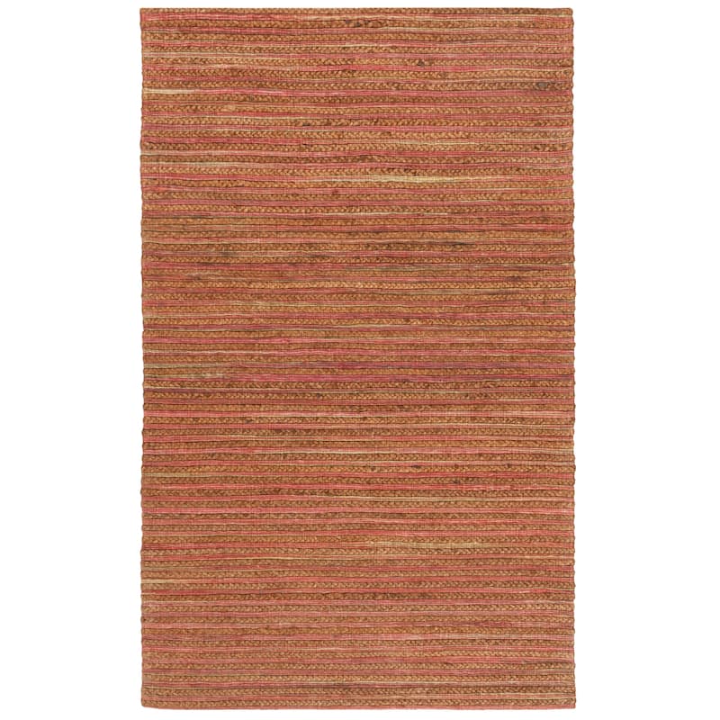 SAFAVIEH Handmade Cape Cod Snezanka Coastal Jute Rug - 2'3" x 4' - Rust