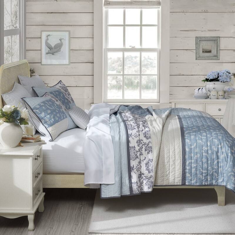 Wonderful Floral Quilt Set 3 Piece Cotton
