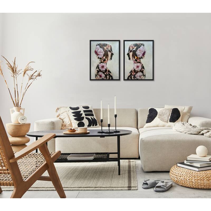 Amanti Art Echoes of Eden No. 1 & No. 2 - 2 Piece by Karenina Fabrizzi Framed Canvas Wall Art