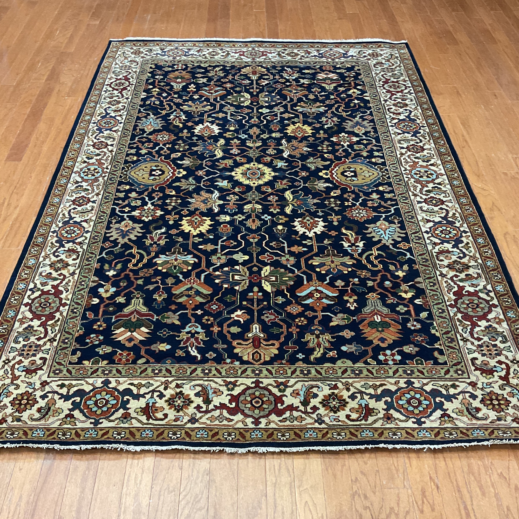 HERAT ORIENTAL Handmade 5'11 x 8'9 Serapi Wool Rug - 5'11" x 8'9"