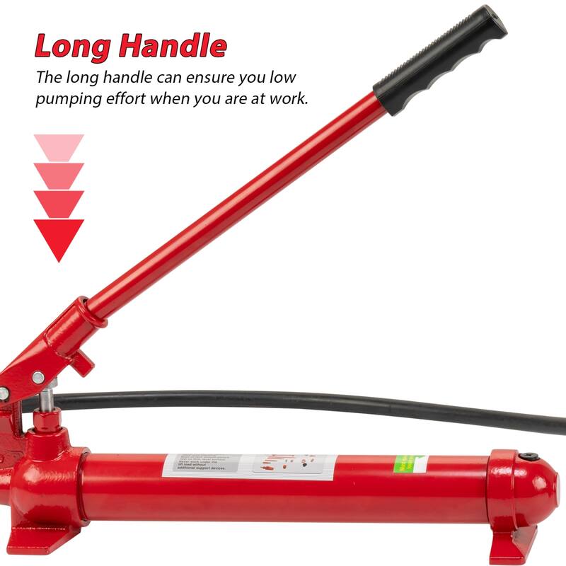 Power Hydraulic Jack Kit, Auto Body Frame Repair Kit, Storage Case, Large Capacity