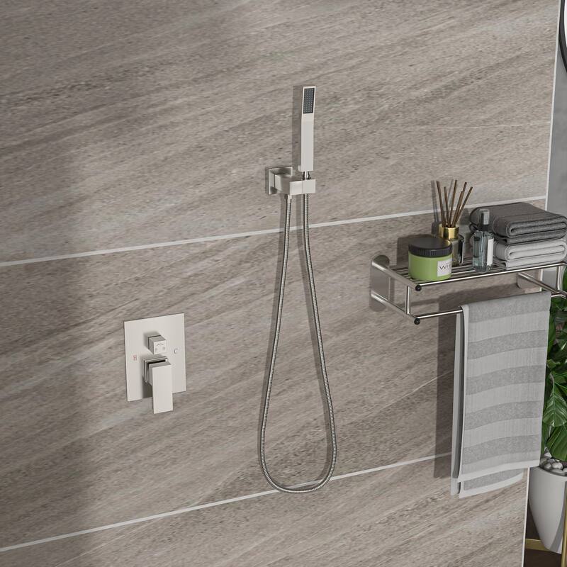 Topcraft 16-inch Ceiling Mount Square Shower System with Rough-in Valve - 16*16