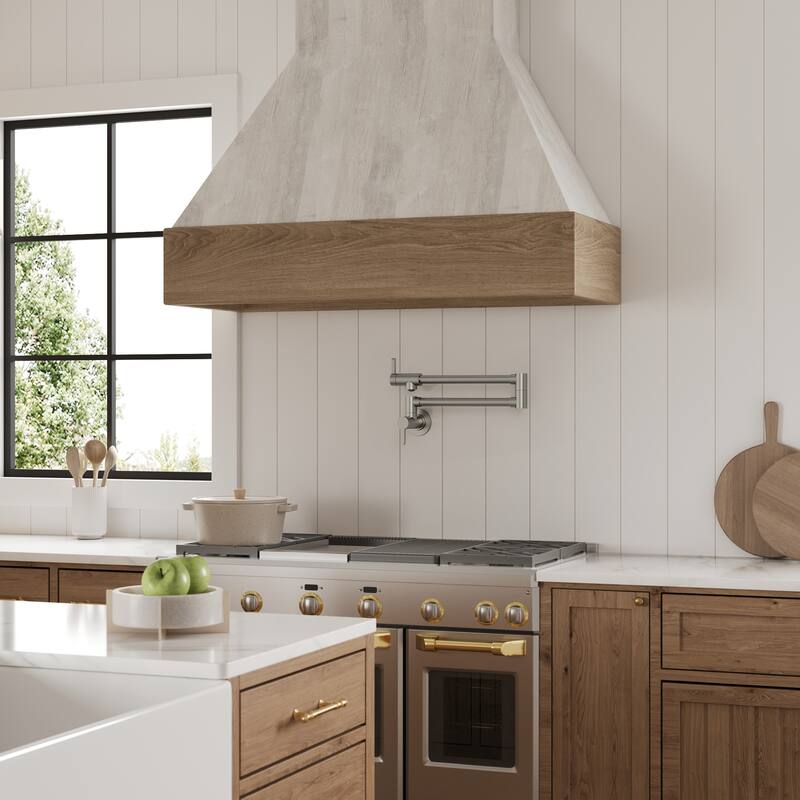 Wall Mounted Cold-Water Pot Filler,Folding Kitchen Faucet