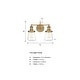 preview thumbnail 2 of 4, Designers Fountain Taylor 2 Light 15" Wide Bathroom Vanity Light