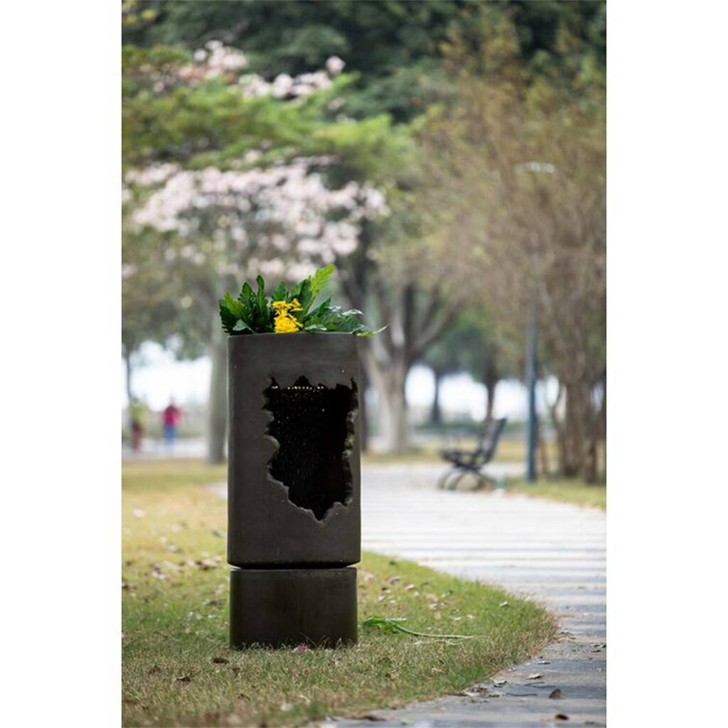 Large Outdoor Water Fountain with Light