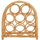 preview thumbnail 2 of 8, SAFAVIEH Wilda Rattan Wine Rack (Fully Assembled) - 14.9" W x 7" D x 15.7" H