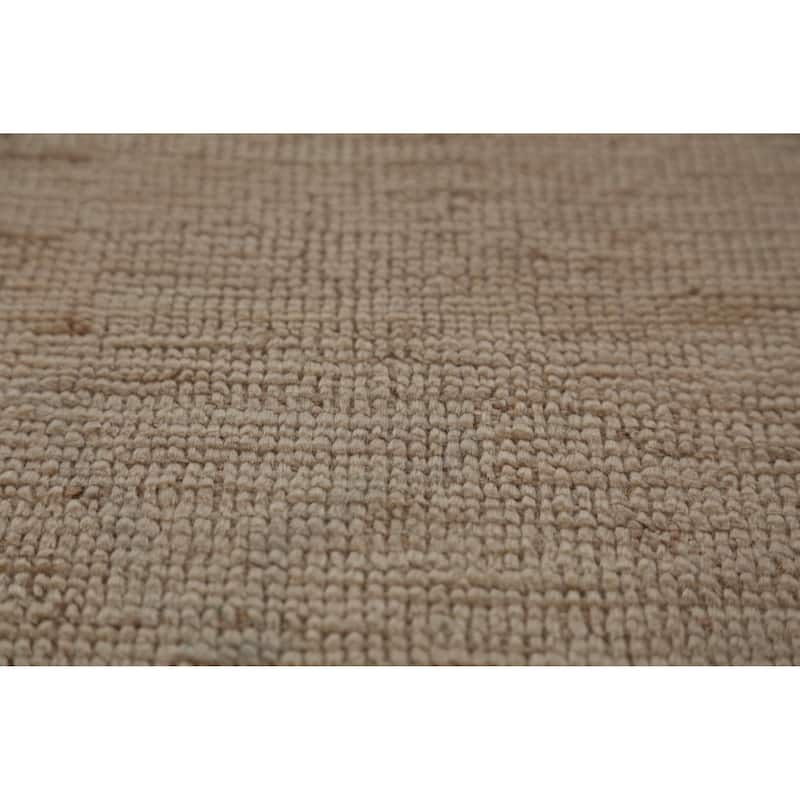 Hand Knotted Oriental 100% Wool Carpet Transitional All-Over Beige & Ivories Oushak Area Rug - 16' 6'' X 12' 10''