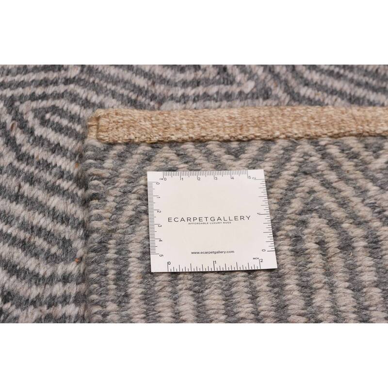Nevada Grey Kilim 5'2" x 7'6" - 5'2 x 7'6