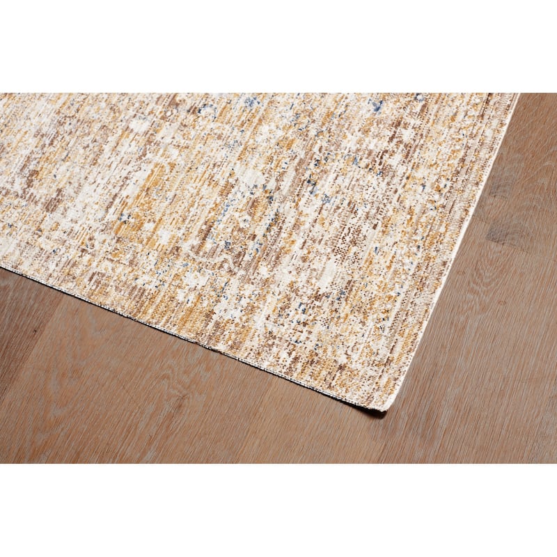 Terra by Obeetee Ava Distressed Arabesc Rug