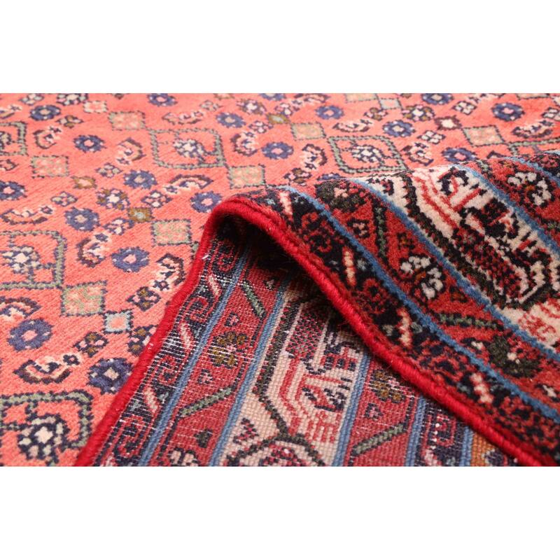 ECARPETGALLERY Hand-knotted Andelz Red Wool Rug - 4'11 x 6'0