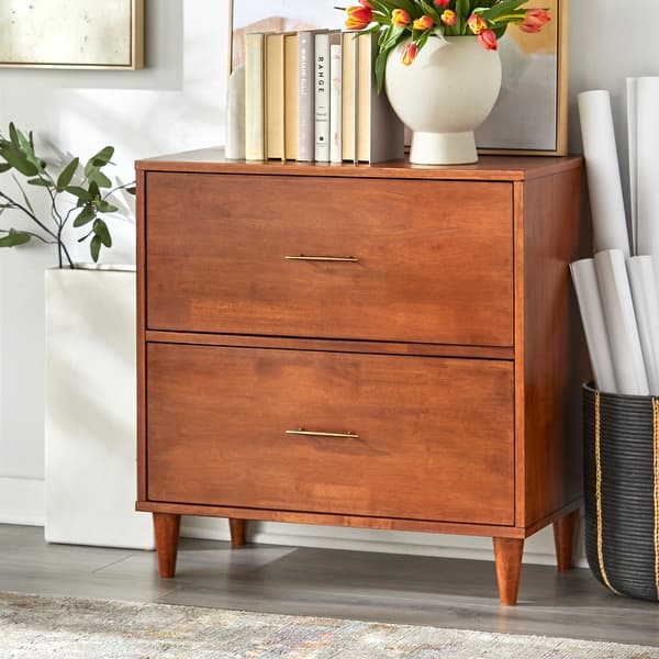 Lifestorey Ana MidCentury Modern Lateral File Bed Bath & Beyond 36577055