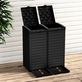 Picture of 62 Gal. Outdoor Patio Trash Can Deck Box - Bed Bath & Beyond - 43034235