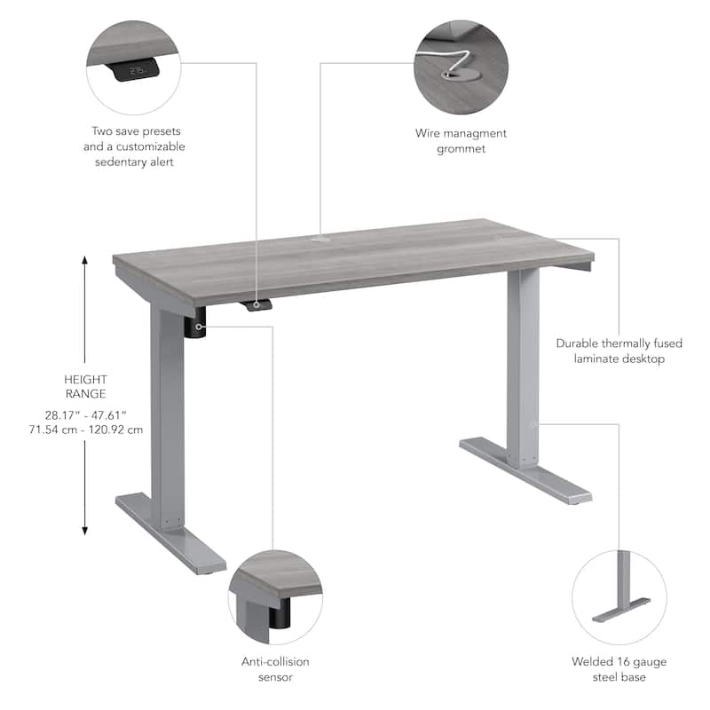 Bush Business Furniture Move 40 Series 48x24 Adjustable Standing Desk