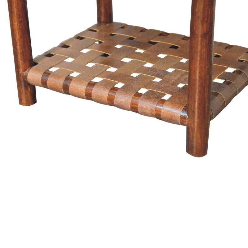 Artisan Furniture solid Wood Chestnut T-Bar Bedside, 1 drawer