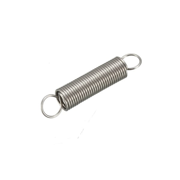 0.5x5x30mm Stainless Steel Small Dual Hook Tension Spring 5pcs