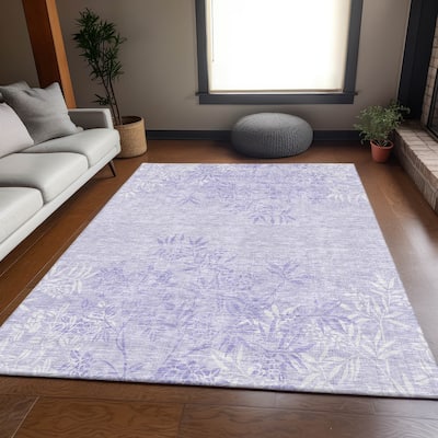 Premium Washable Super Soft Floral Imprints Mayfield Rug