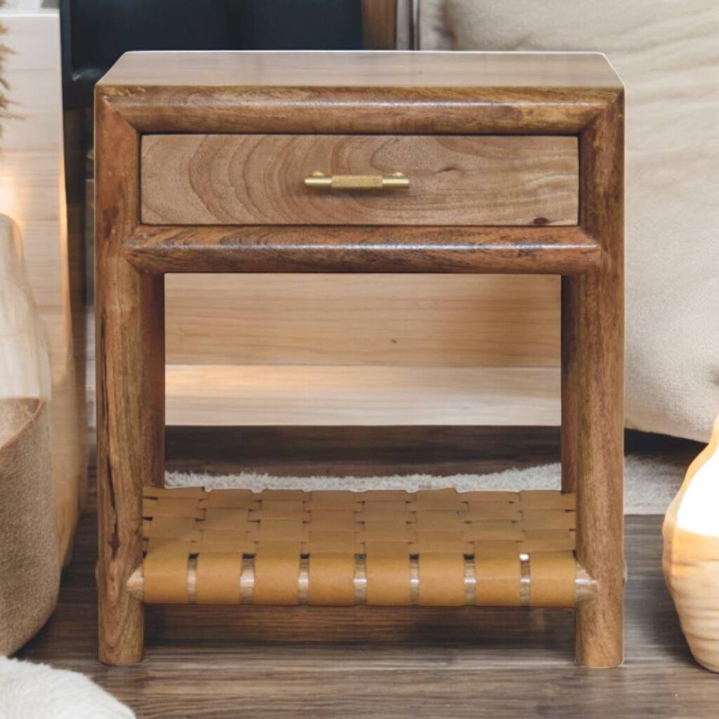 Regency Woven Oak-ish Nightstand