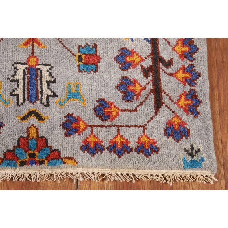 All-Over Ziegler Oriental Accent Rug Hand-Knotted Wool Carpet - 2'9" X 5'0"