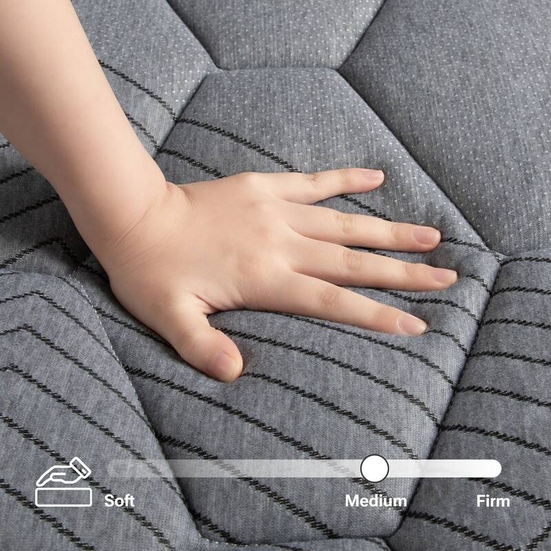SweDrea 12-Inch Medium Firm Cooling Hybrid Mattress with CertiPUR-US & OEKO-TEX Certification