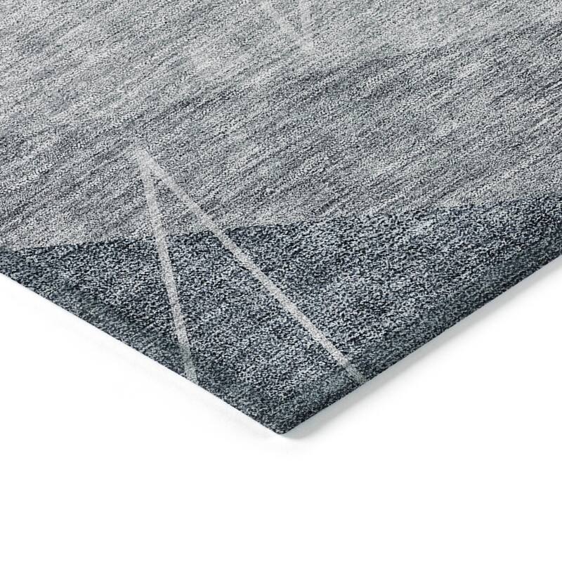 Machine Washable Indoor/ Outdoor Chantille Modern Prism Rug