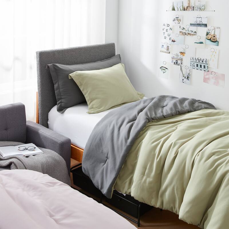 Dorm Haul® - Cozy College Comforter Set - Twin XL Reversible Bedding
