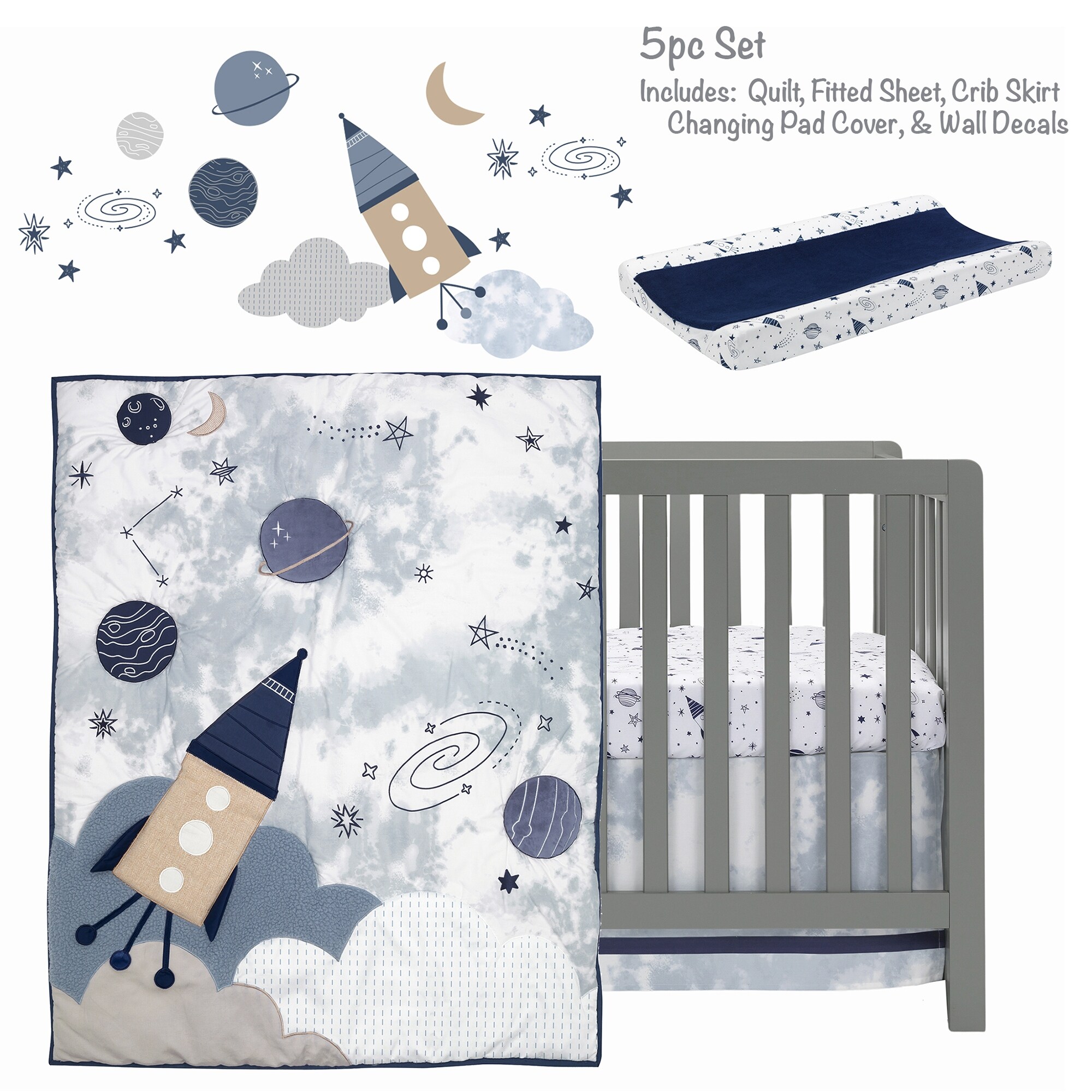 Space nursery bedding online