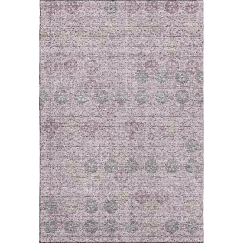 Premium Washable Super Soft Geo Mosaic Mayfield Rug