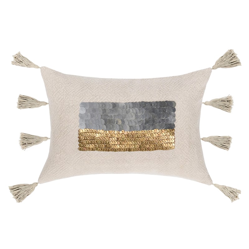 Villa by Classic Home Tanga Linen Blend Throw Pillow