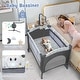 preview thumbnail 3 of 6, Multi-Functional Baby Playpen with Mattress and Removable Changing Table