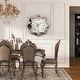 preview thumbnail 12 of 10, Modern Octagon Wall Clock Mirrored Large Clock