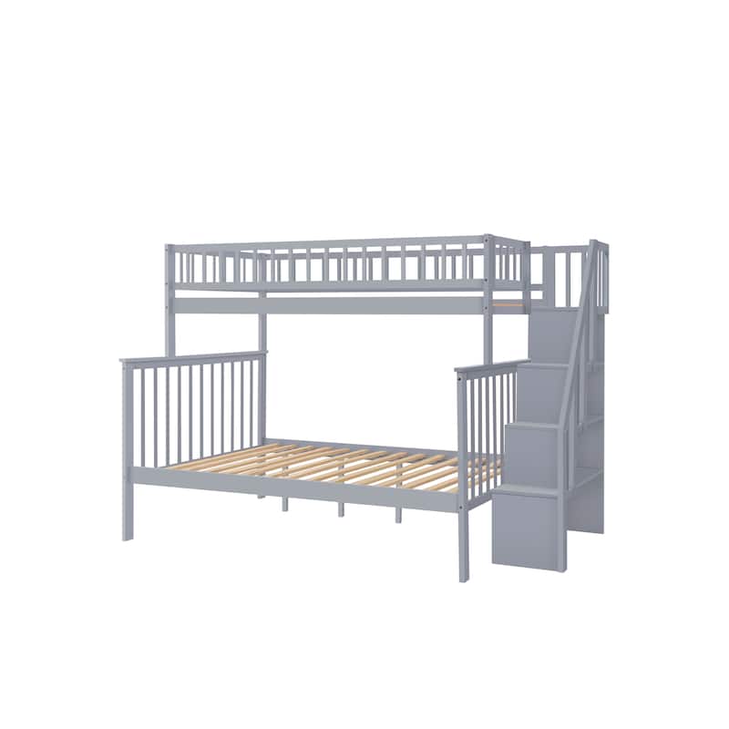 Stairway Bunk Bed with Trundle