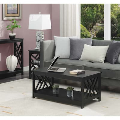 Convenience Concepts Titan Coffee Table with Shelf