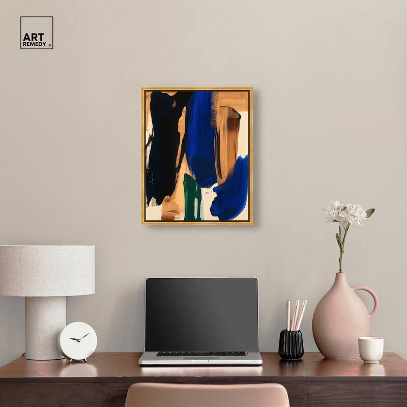 Ochre Odyssey Canvas by Art Remedy