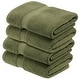 preview thumbnail 32 of 140, Superior Egyptian Cotton Pile Heavyweight Bath Towel Set of 4