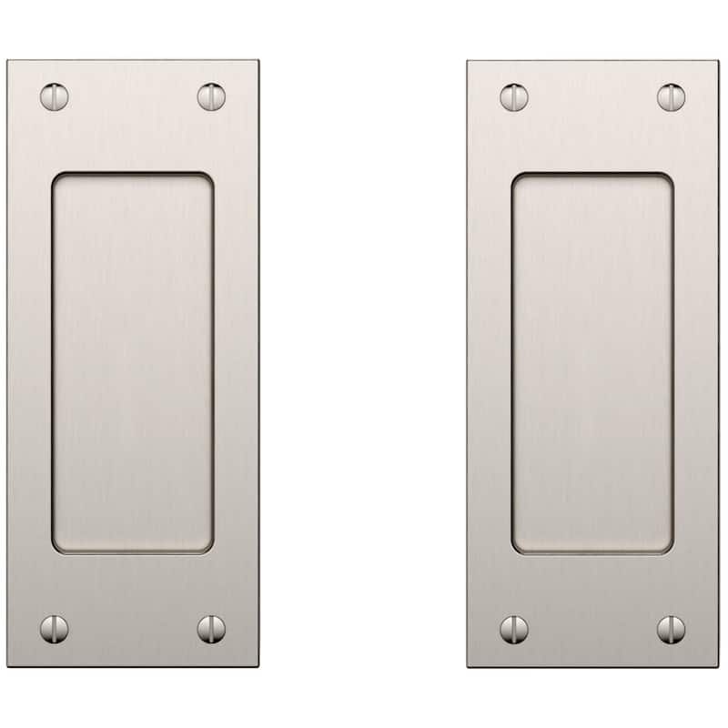 Baldwin Santa Monica Full Dummy Pocket Door Set with Double Door Catch