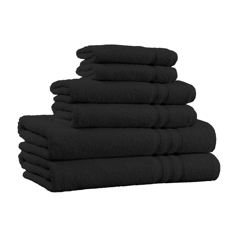 Home Sweet Home 6-Piece 650 GSM Cotton Bath Towel Set