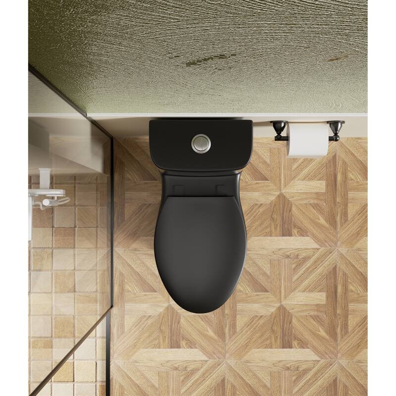 Only Toilet Seat Cover, Matte Black