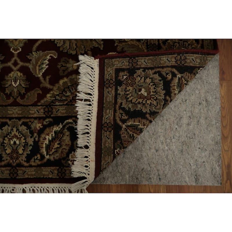 Hand Knotted Oriental 100% Wool Carpet Traditional Floral Red Agra Area Rug - 6' 0'' X 4' 1''