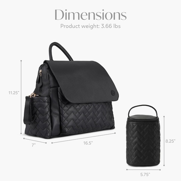 dimension image slide 1 of 3, Hannah & Sophia Traveler 4pc Diaper Bag Set