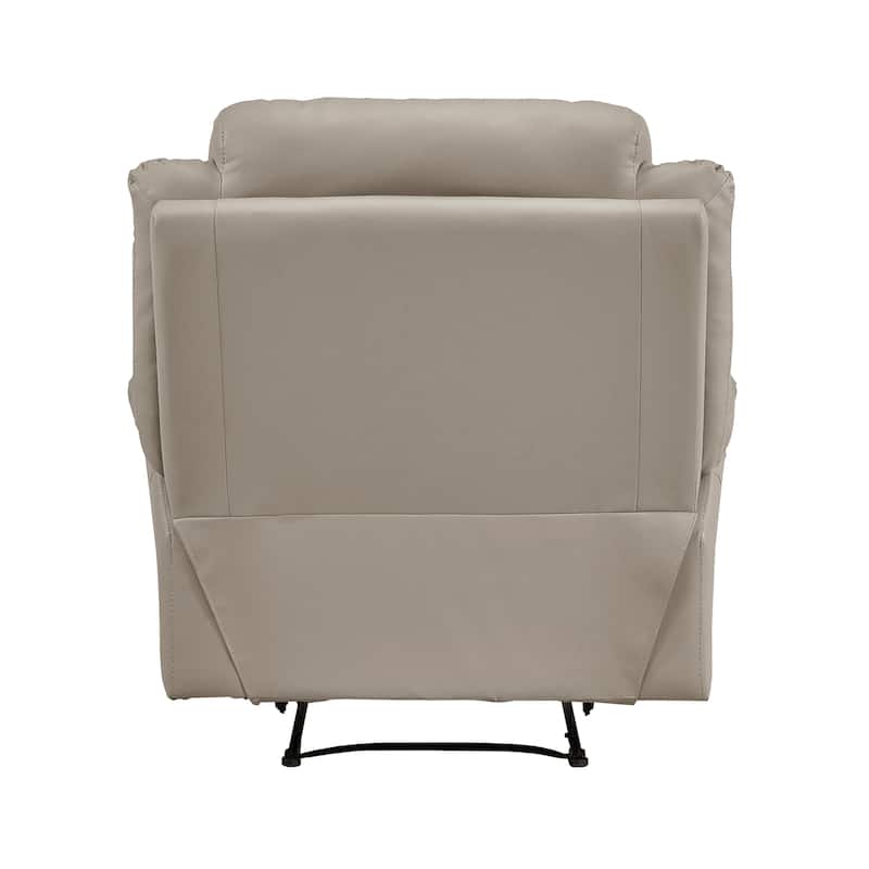 Papyrus 3-Piece Leather Match Manual Reclining Sofa Set