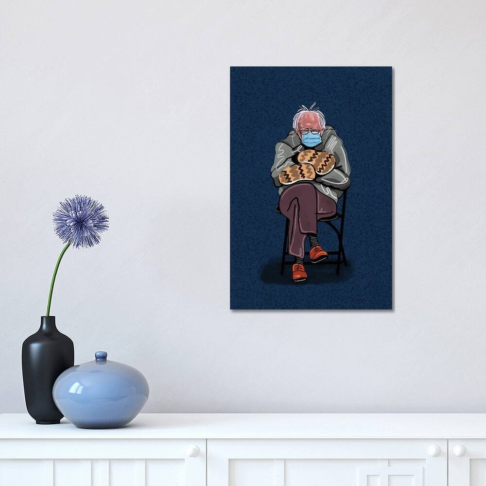 iCanvas "Bernie Sanders" by Domonique Brown Canvas Print