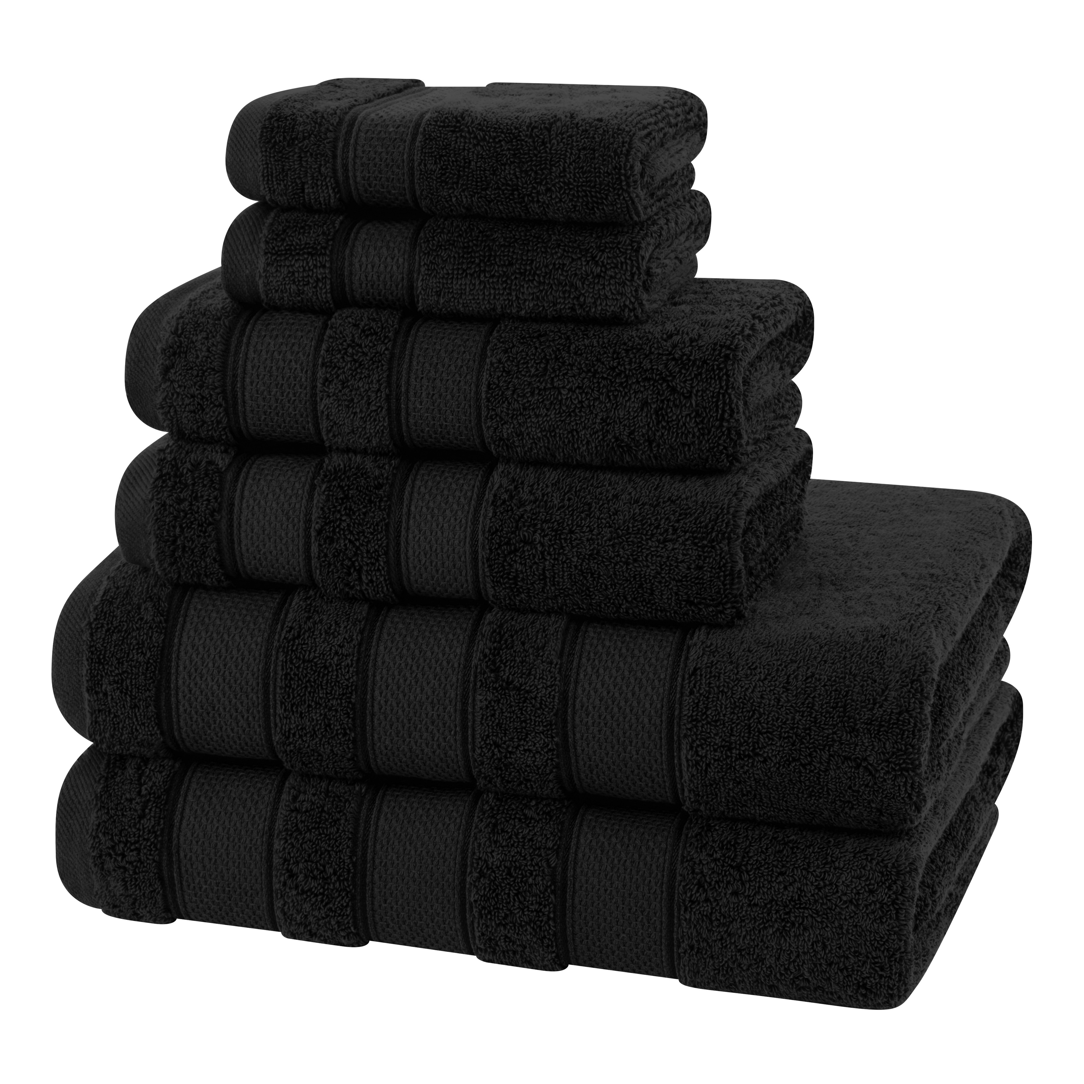 American Soft Linen Salem Collection Turkish Cotton 6 Piece Towel SetA –  Cadeaux et Douceurs