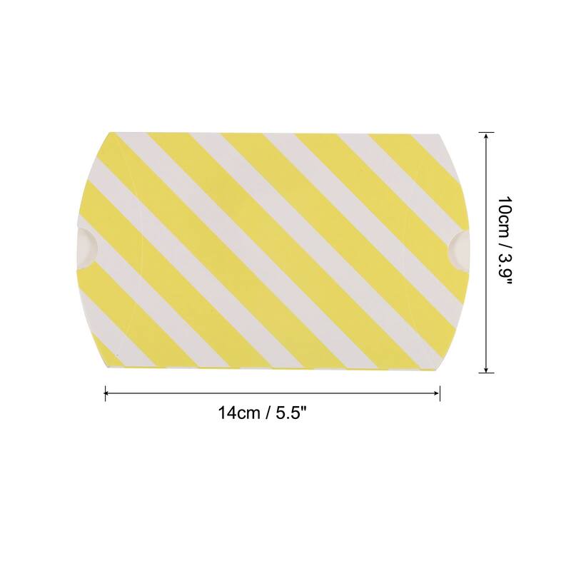 Pillow Boxes, 40Pcs Wedding Gift Boxes 5.5 x 3.9 Inch for Wedding Blue