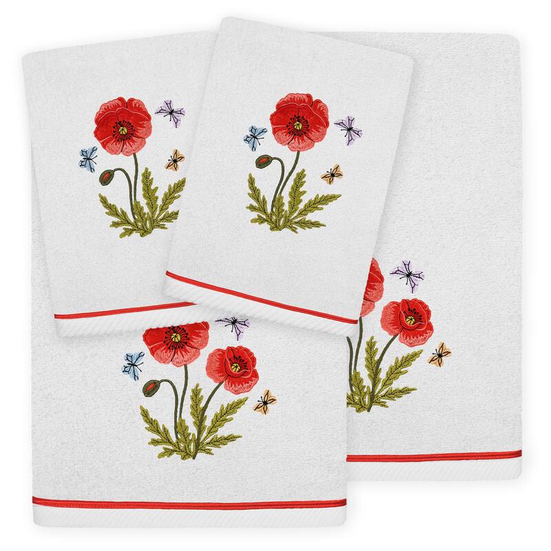 Authentic Hotel and Spa Turkish Cotton Polly 4 PC Towel Set