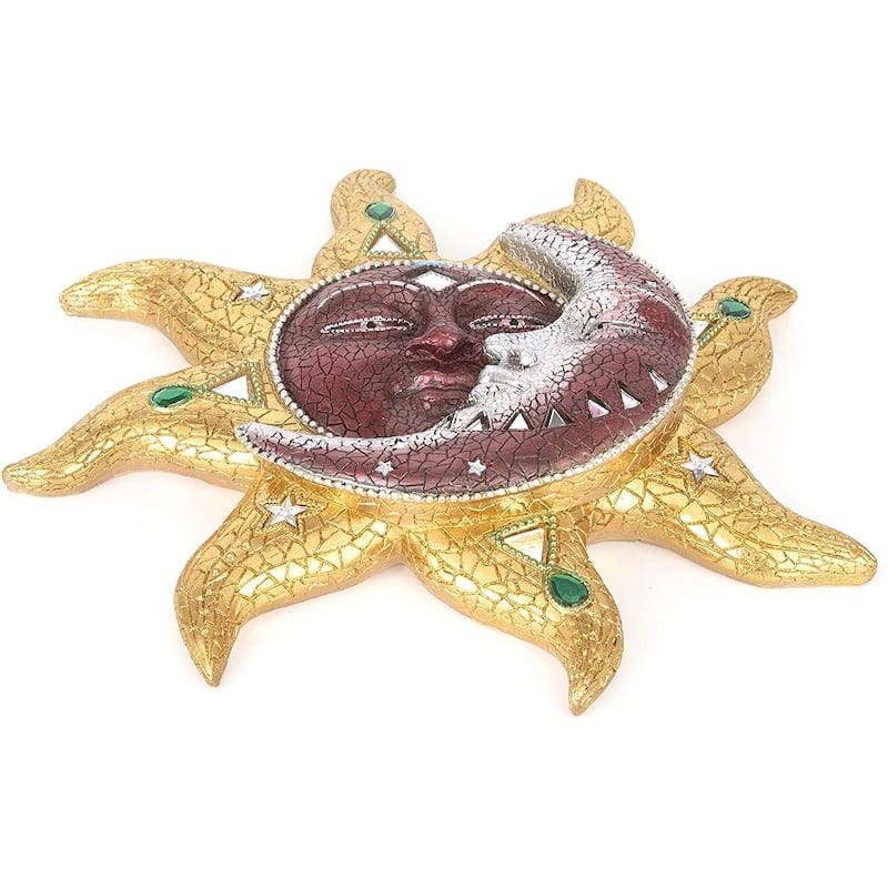 Q-Max Mosaic Sun and Moon Wall Decor