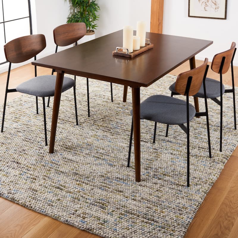 SAFAVIEH Handmade Natura Gerta Wool Rug - 11' x 15' - Ivory/Multi - Rectangle