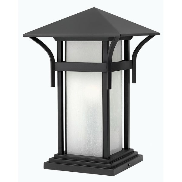 slide 1 of 1, Hinkley Lighting Harbor 12v 3.5w 17" Tall 12v 3.5w Pier Mount Post Satin Black